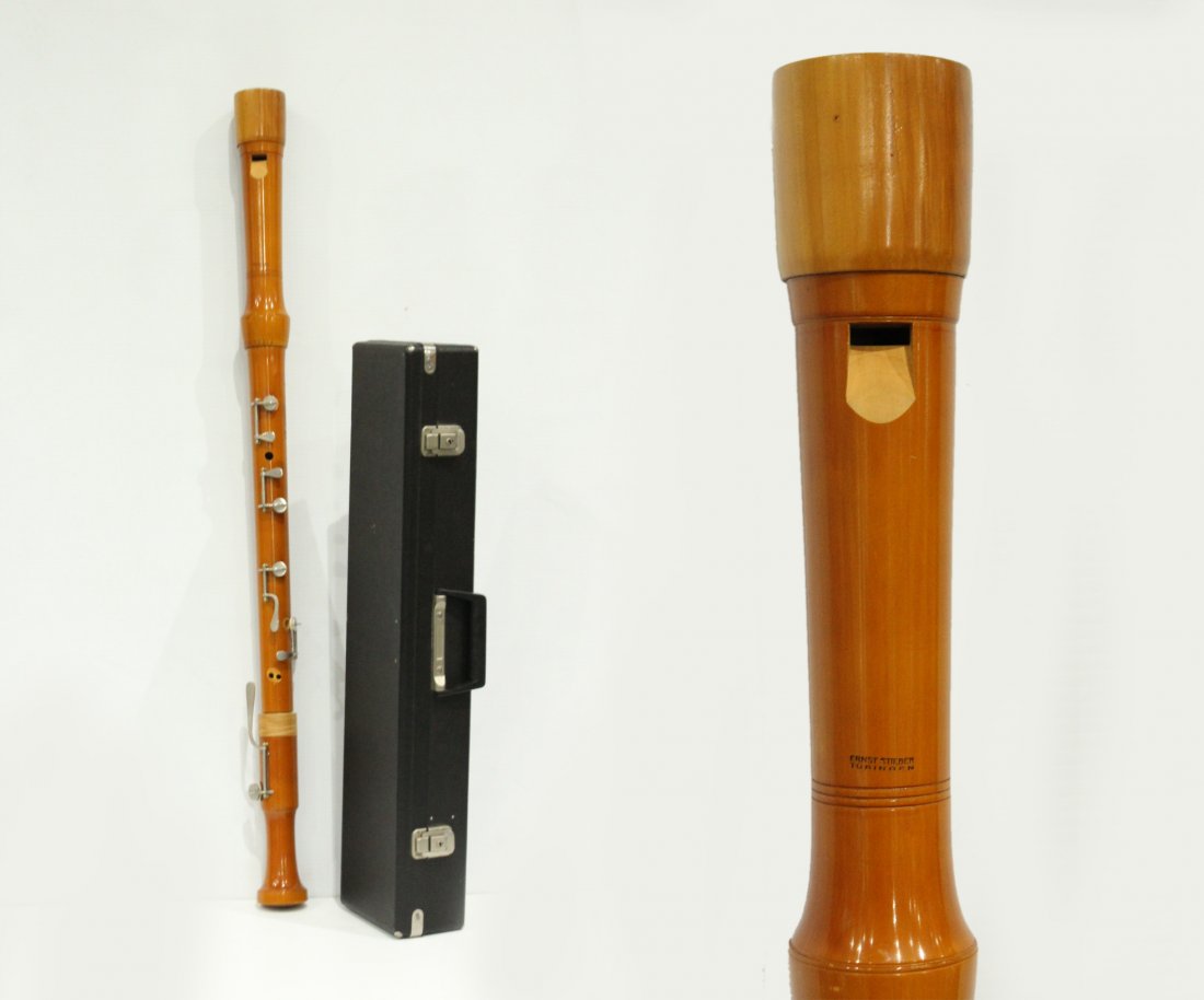 Vintage Ernst Stieber tubingen bass recorder (1 of 8)