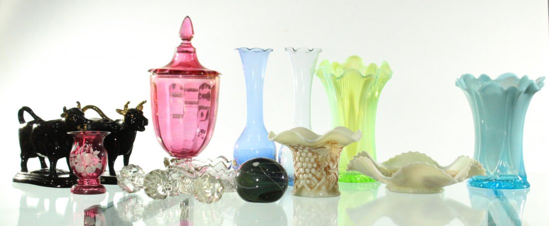 Lot of 14x assorted glass items (1 of 6)