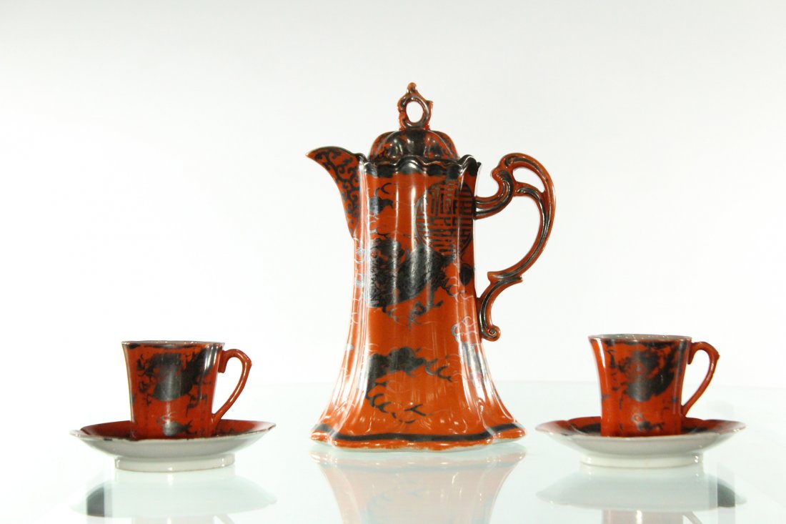 Vintage Japanese tea set, sighed (1 of 5)