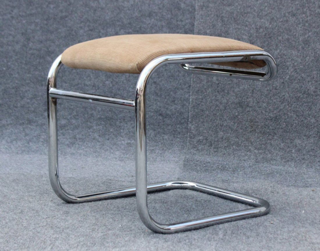 Mies Van Der Rohe Tubular Stool Mid Century Modern (1 of 3)