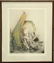 LOUIS ICART Print, Art Deco Girl With Peacock