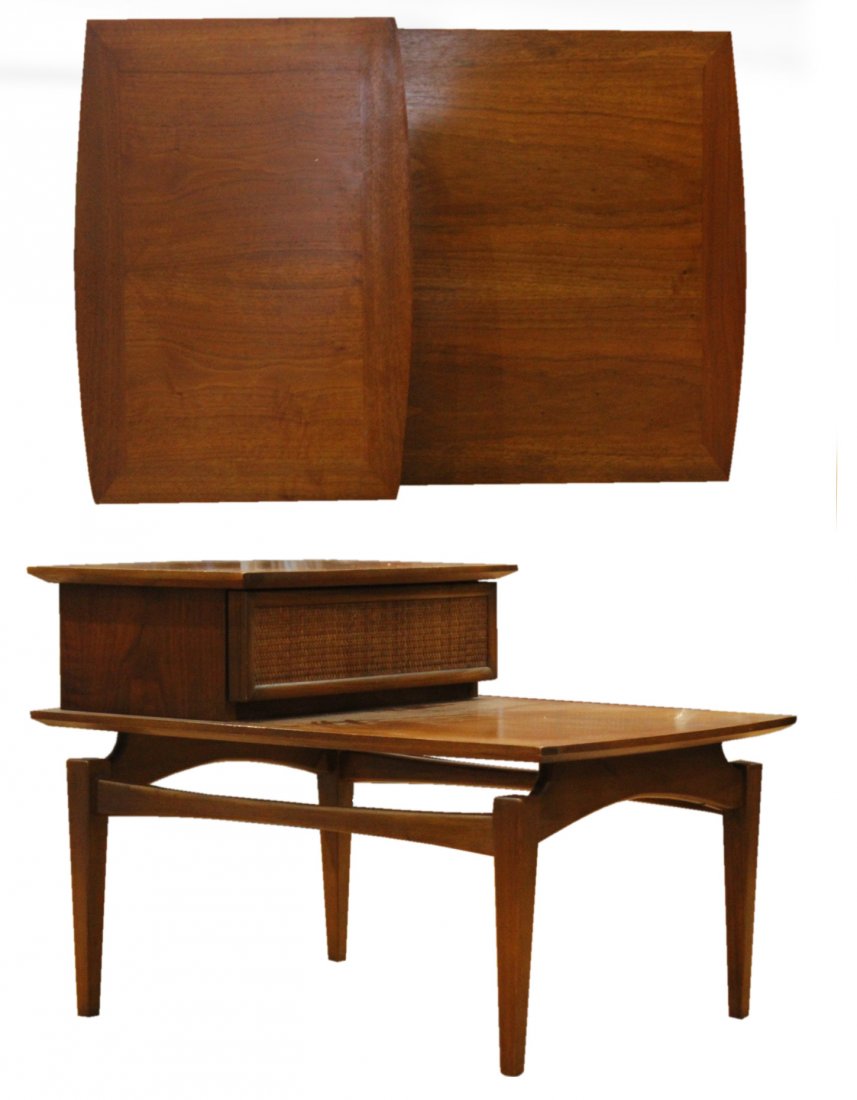 LANE Altavista MID-CENTURY MODERN ONE DRAWER STEP STAND (1 of 7)