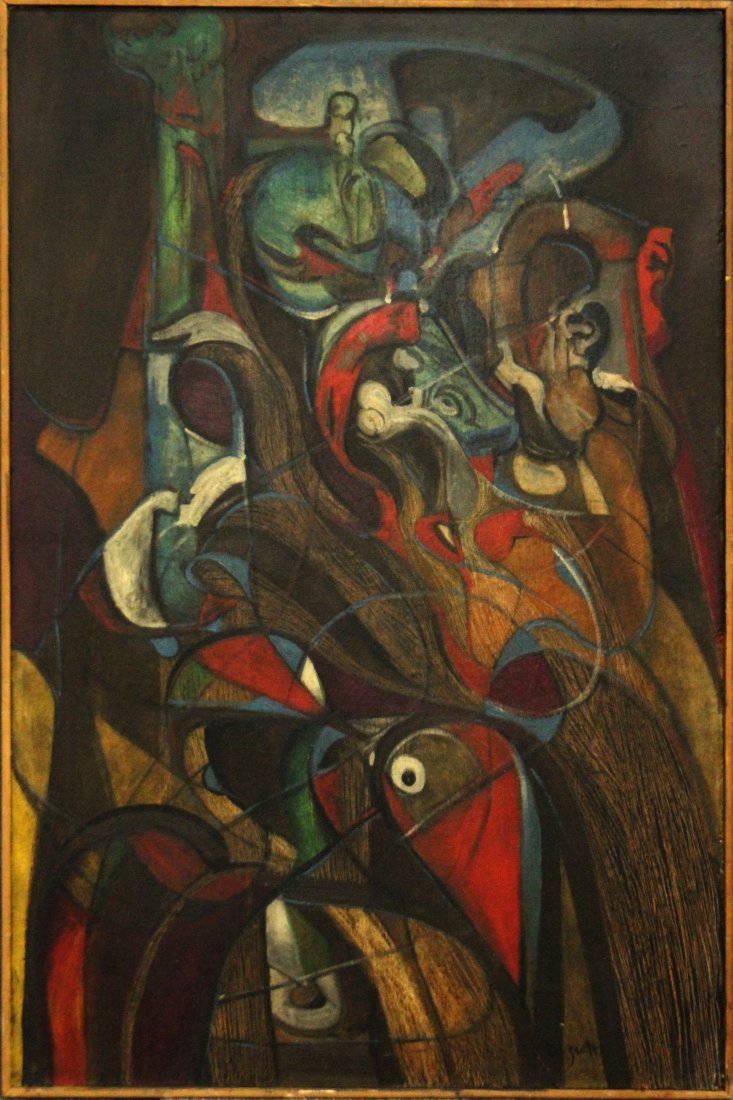 William Baziotes numeric abstract painting (1 of 5)