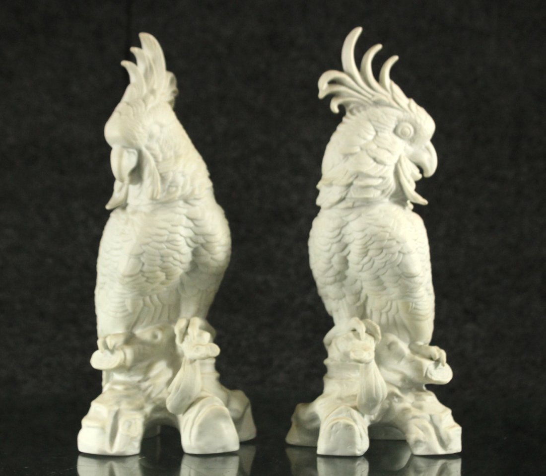Pair of Antique Parott Porcelain figures (1 of 6)