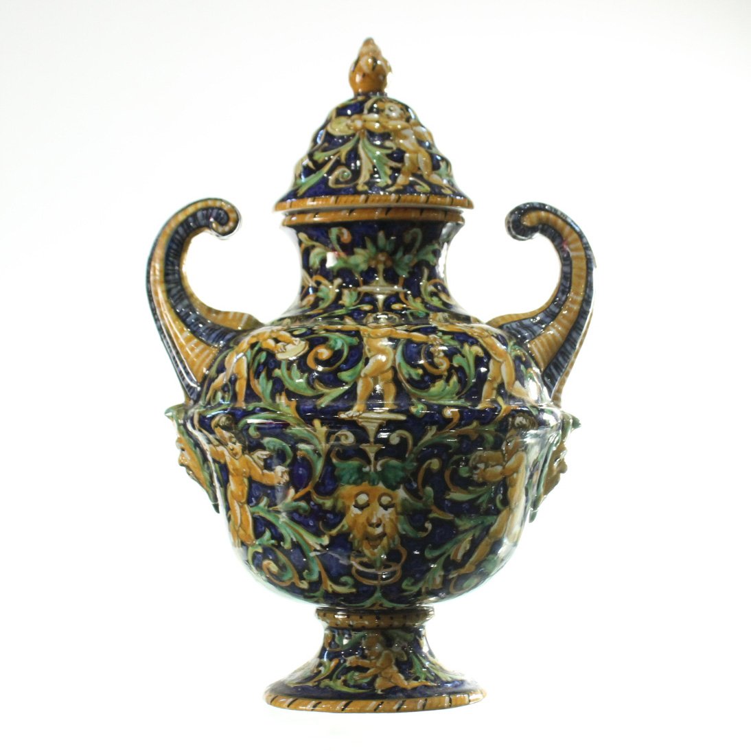 M.a.p. Pesaro Made in Italy lidded handled vase (1 of 8)