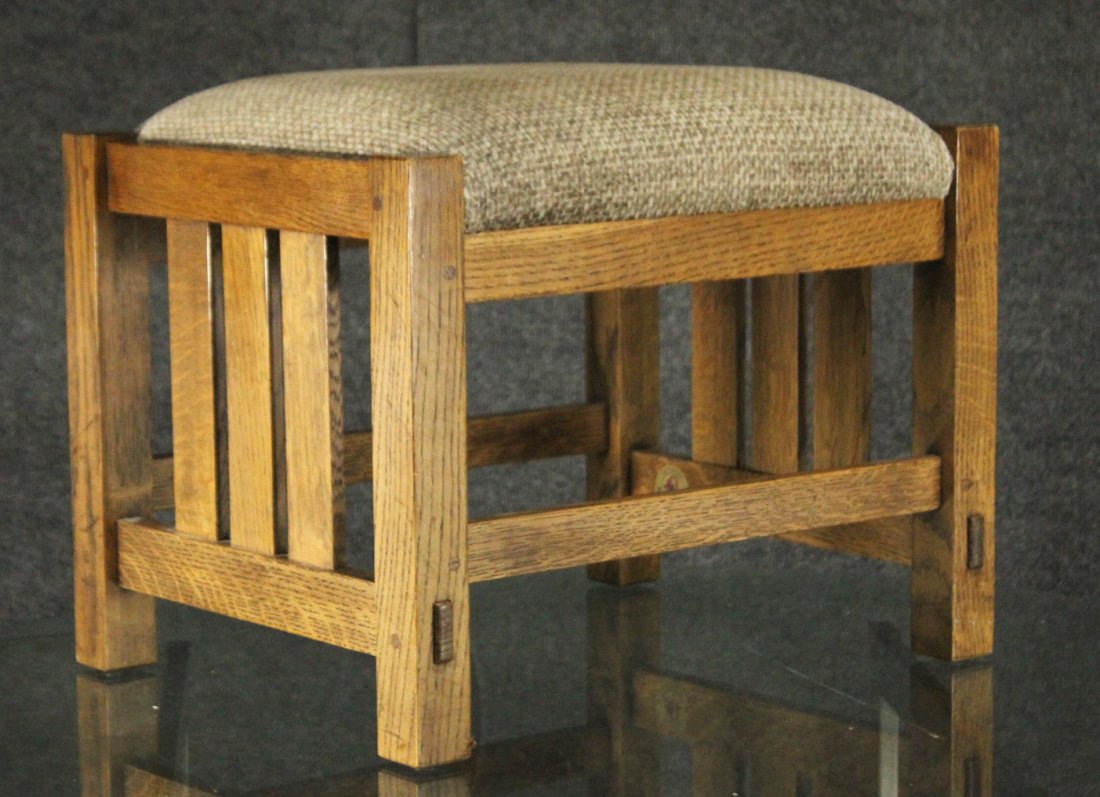 Stickley Handcrafted stool (1 of 5)