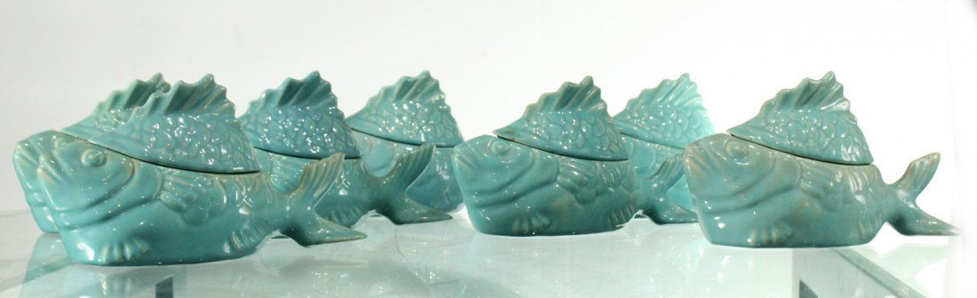 Mid-century modern vintage fish salad server (1 of 6)