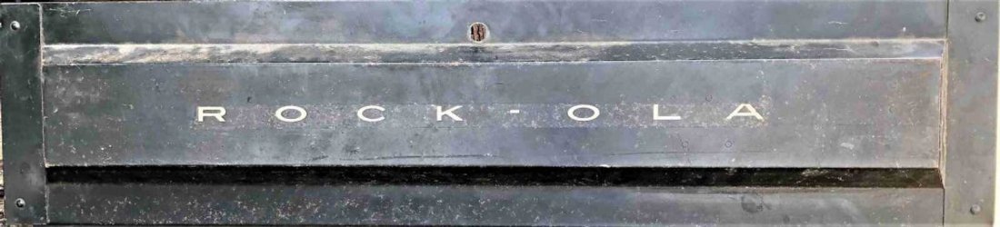 Vintage ROCK-OLA Metal Bar Room Light-Up Sign (1 of 3)