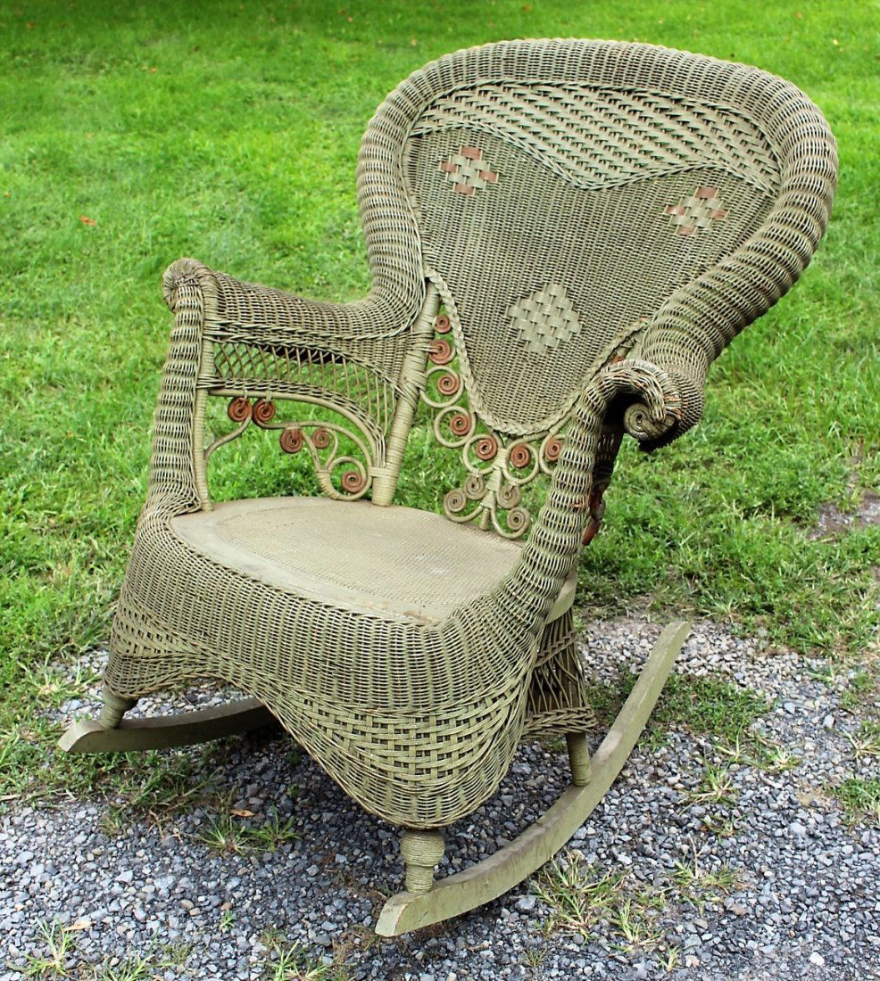 Victorian online wicker chair