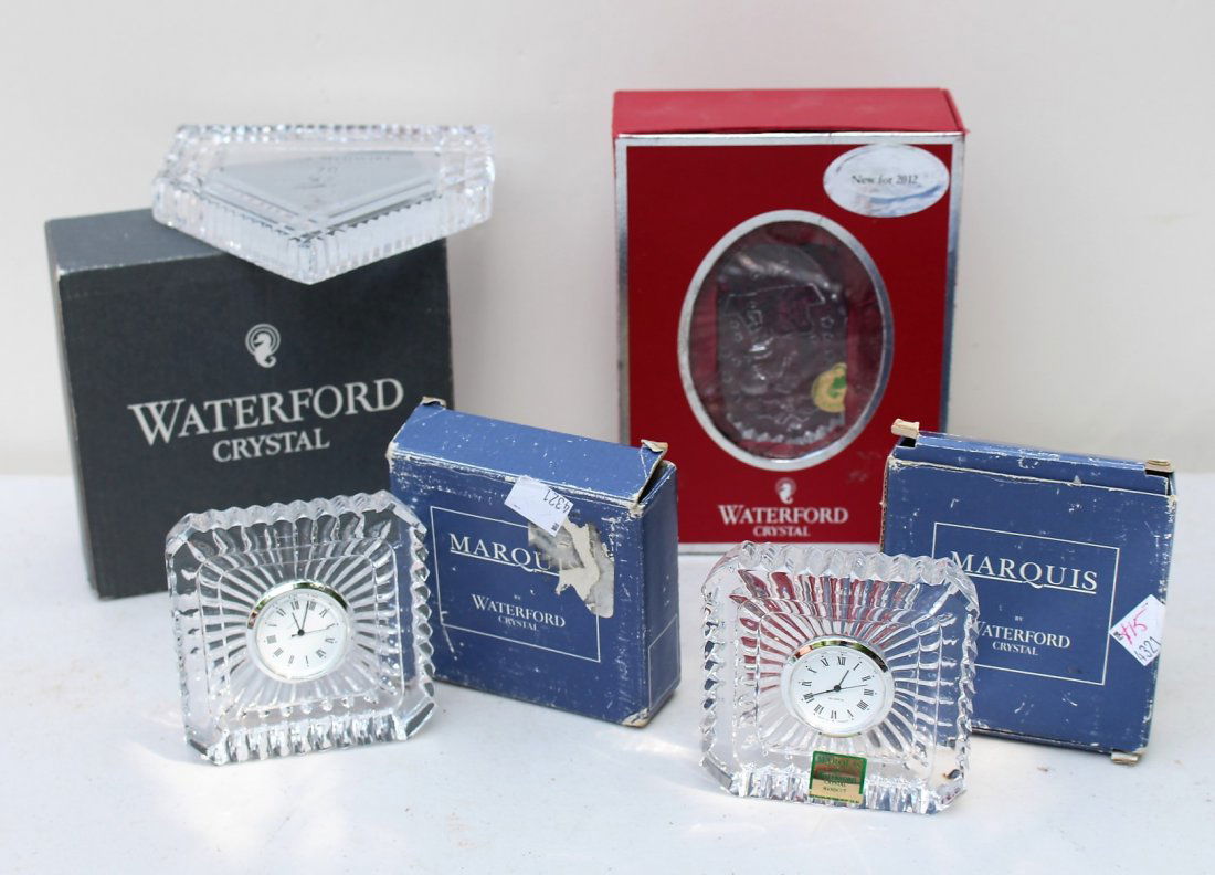 Four [4] Assorted WATERFORD CRYSTAL Items In Boxes (1 of 4)