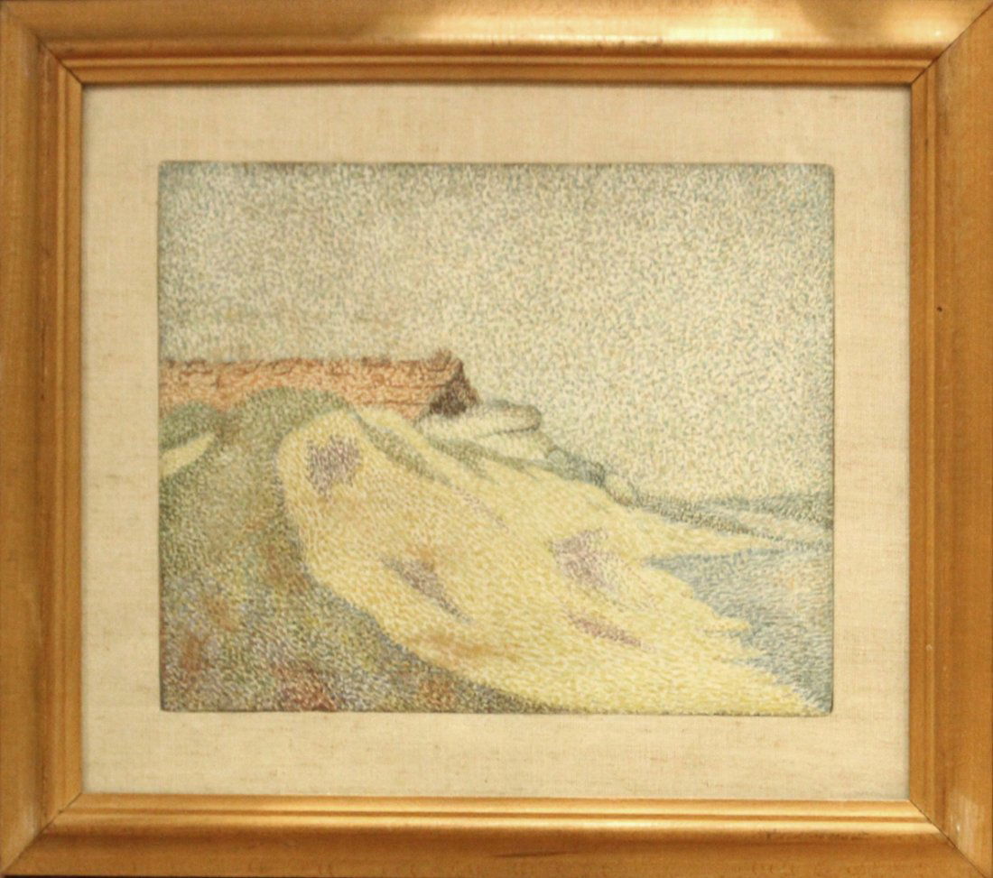 JESSARELLI 1957, Watercolor, COASTAL SEASCAPE (1 of 3)