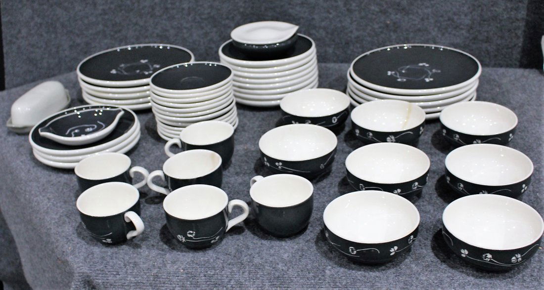 84 Pieces HARKERWARE By RUSSEL WRIGHT Mid-Century Mod (1 of 14)