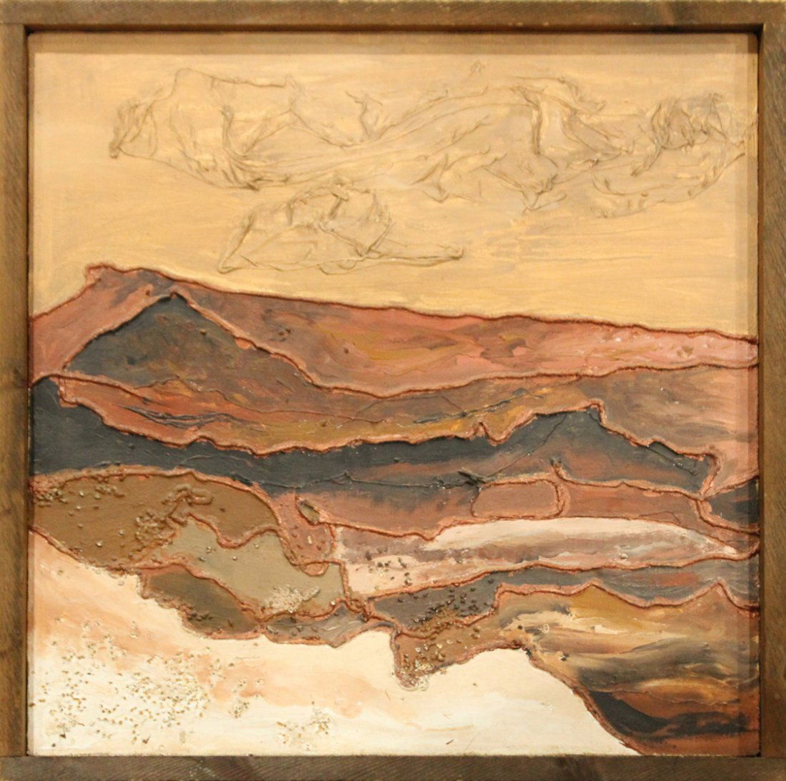 Desert Sand Mid-Century Modern Mixed media (1 of 4)