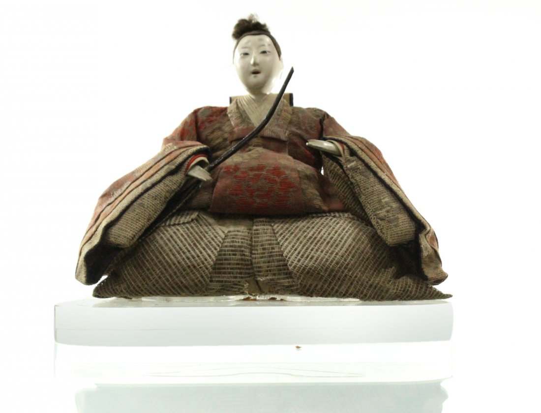 Rare ORIENTAL FIGURE NODDER IN CEREMONIAL OUTFIT (1 of 4)
