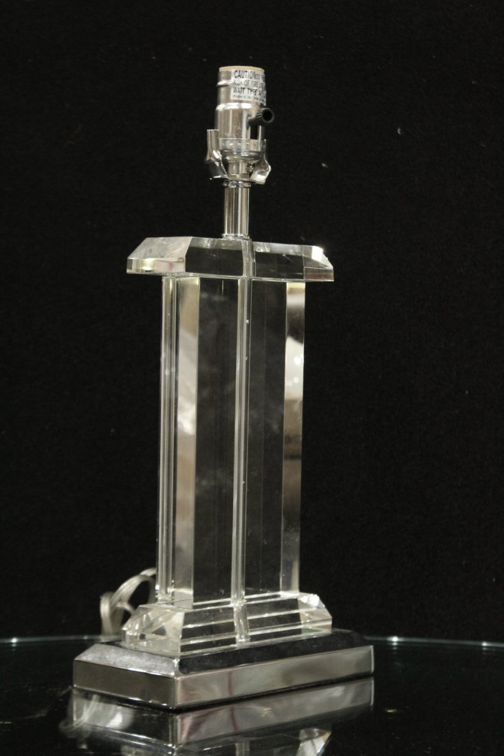 Lucite desk lamp (1 of 3)
