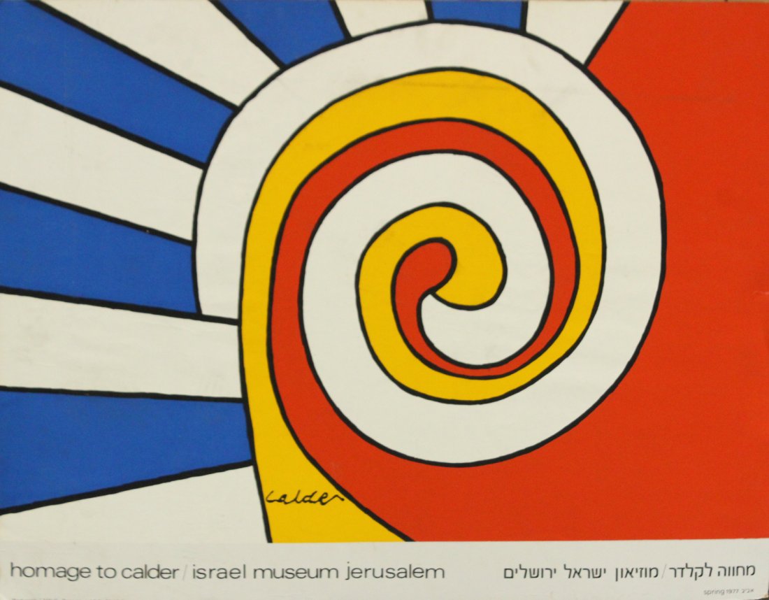 ALEXANDER CALDER Vintage Poster HOMAGE TO CALDER (1 of 5)