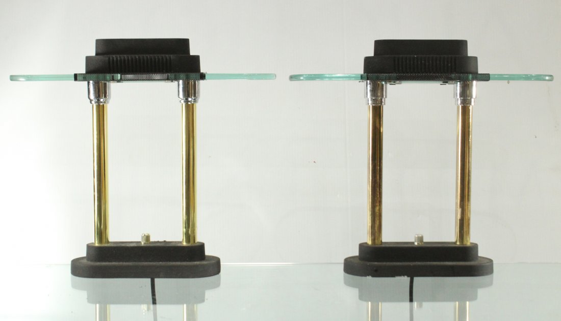 Two [2] MODERN DESIGN DESK LAMPS / SHOWCASE LAMPS (1 of 6)
