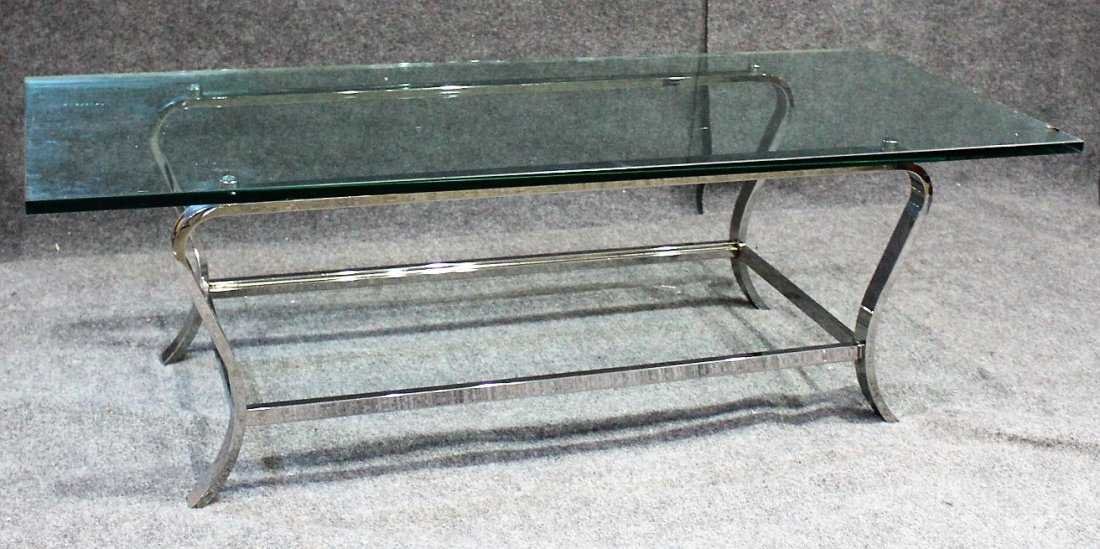 MILO BAUGHMAN style Flat Bar COFFEE TABLE (1 of 5)