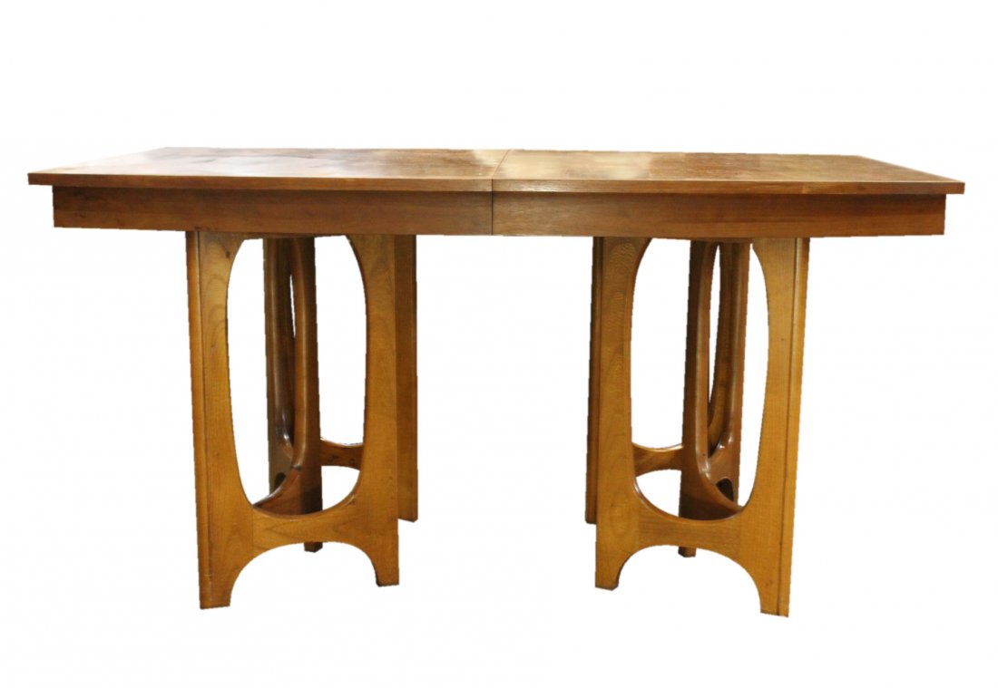 Mid-Century DANISH DESIGN DINING TABLE Cut Out Base (1 of 4)