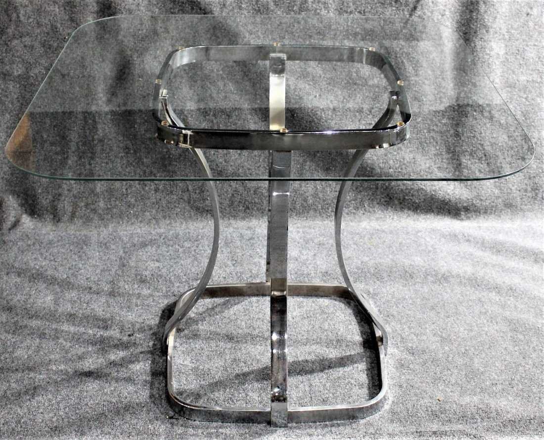 DAYSTROM Mid-Century Chrome Base Dinette Table (1 of 4)