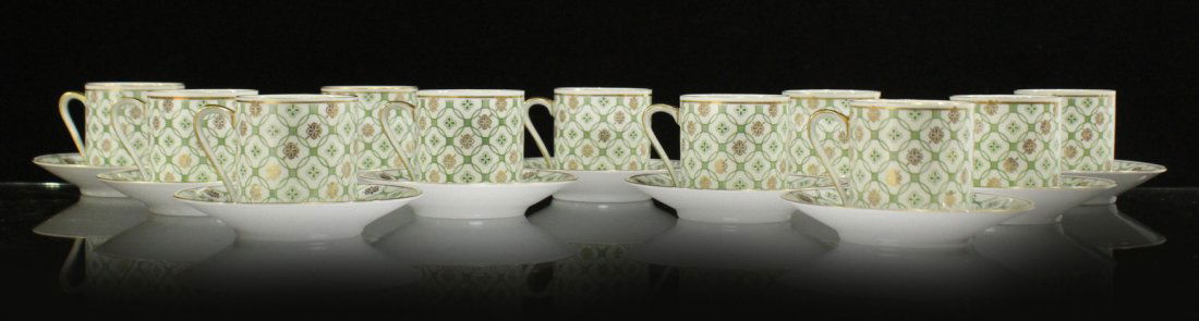 Eleven [11]1930's Eschenbach Bavaria Tea Cups / Saucers (1 of 5)