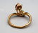 10 K YELLOW GOLD RUBY AND DIAMOND RING - 5