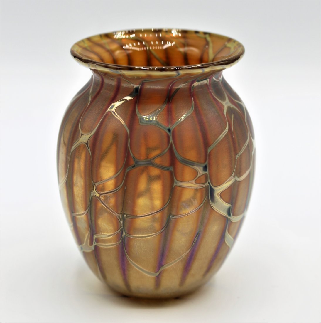CRAIG ZWEIFEL, Signed STUDIO ART GLASS VASE