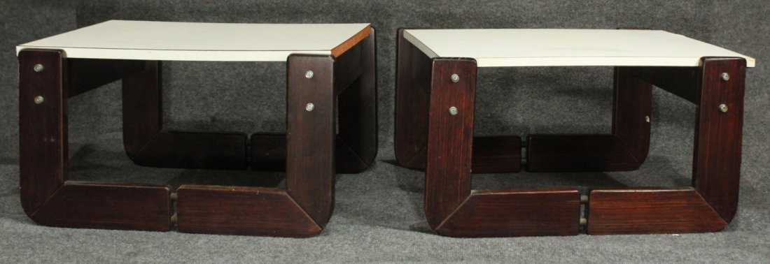 Two [2] LAFER - BRAZIL Mid-Century Modern END STANDS (1 of 7)