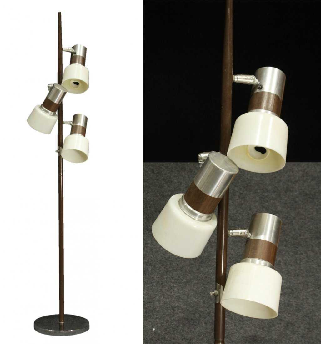 Mid-Century Modern 3-ADJUSTABLE LIGHT SHADE FLOOR LAMP (1 of 3)