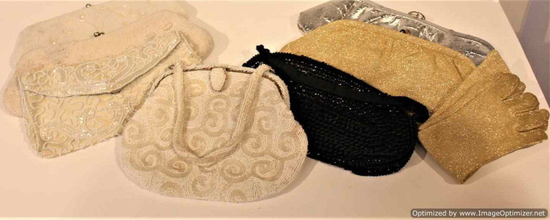 Seven [7] Assorted Vintage Purses / Clutch Bags (1 of 5)