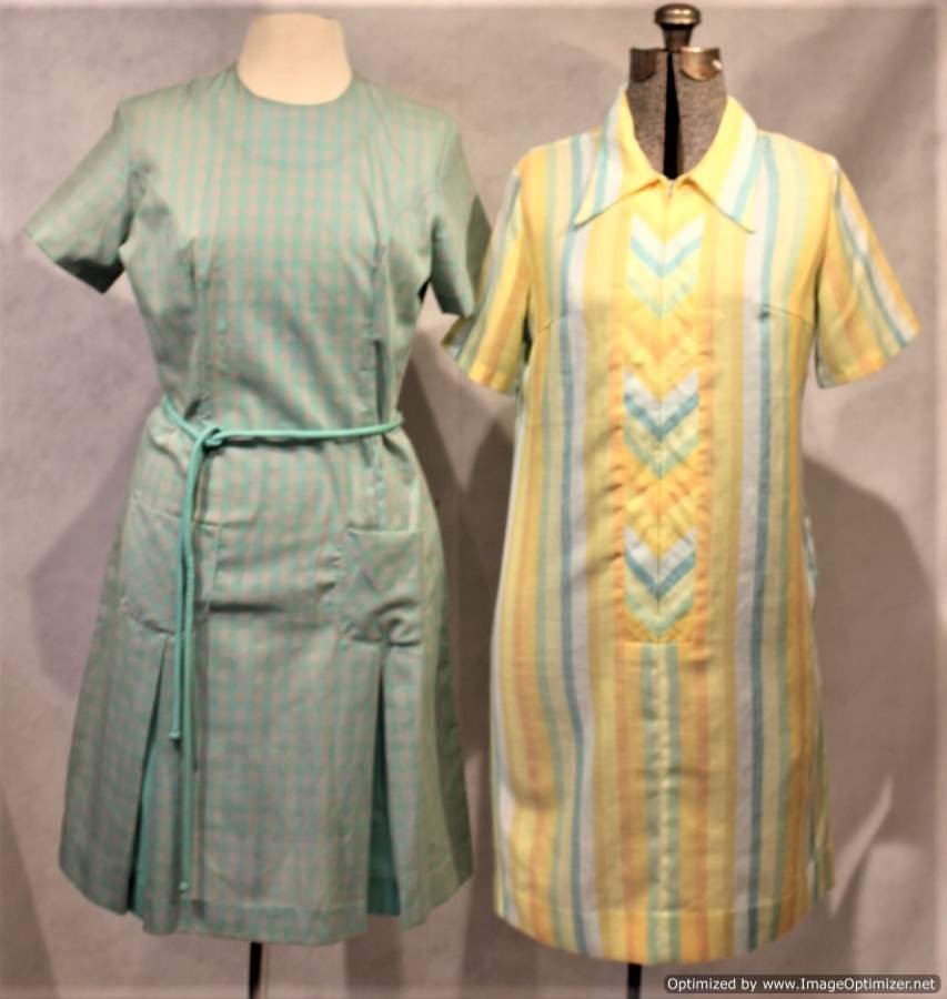 Two [2] 1950s House Dresses - Genbrooke size 14 (1 of 7)