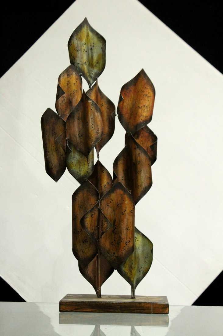 20th C. Modernism Tin Sculpture Original Patina Finish (1 of 5)