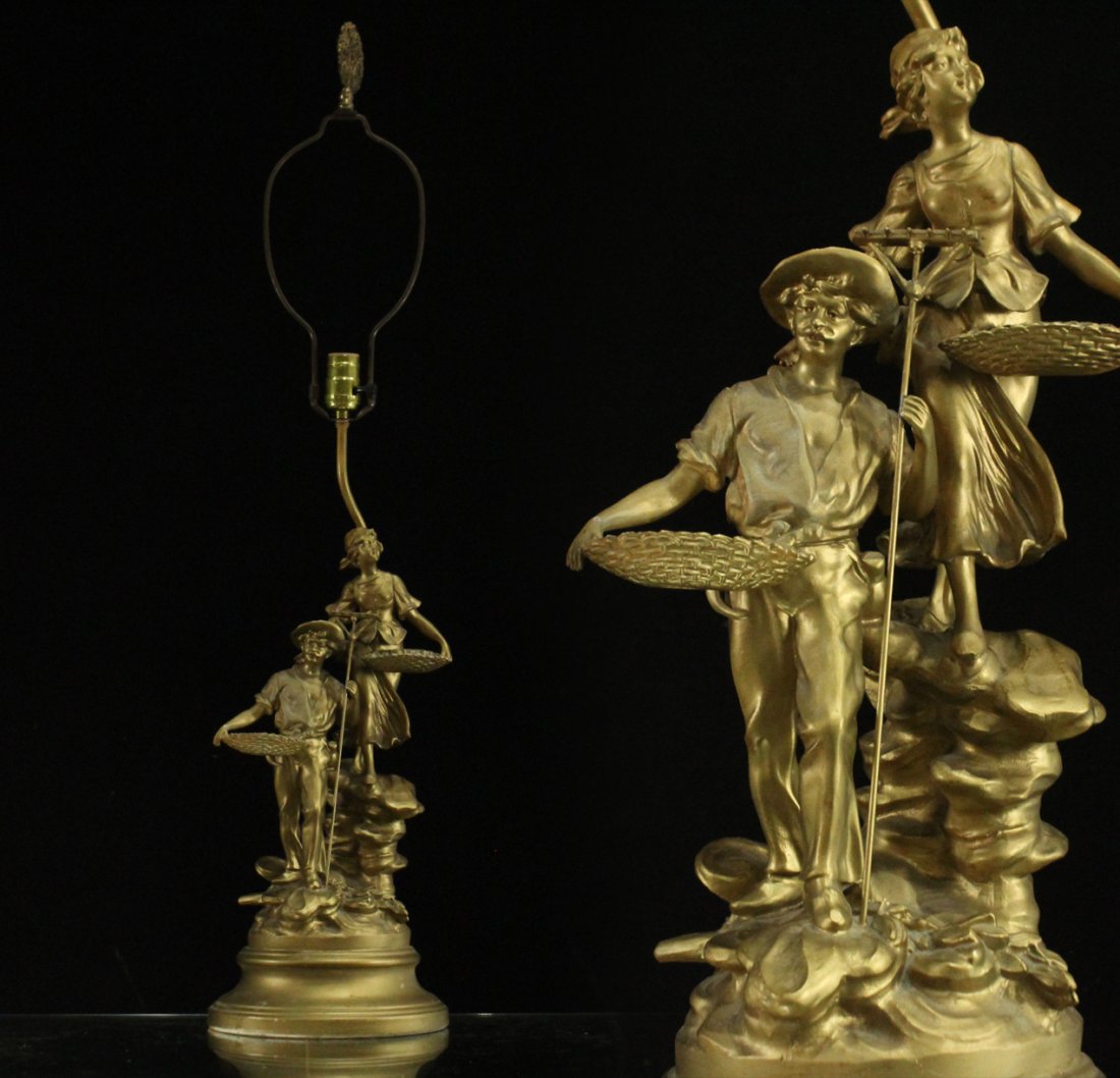 L & A Moreau French Collection Francaise Figural Lamp (1 of 10)