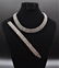 1920's 30s Sterling and Marcasite Necklace Bracelet Set