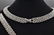 1920's 30s Sterling and Marcasite Necklace Bracelet Set - 4
