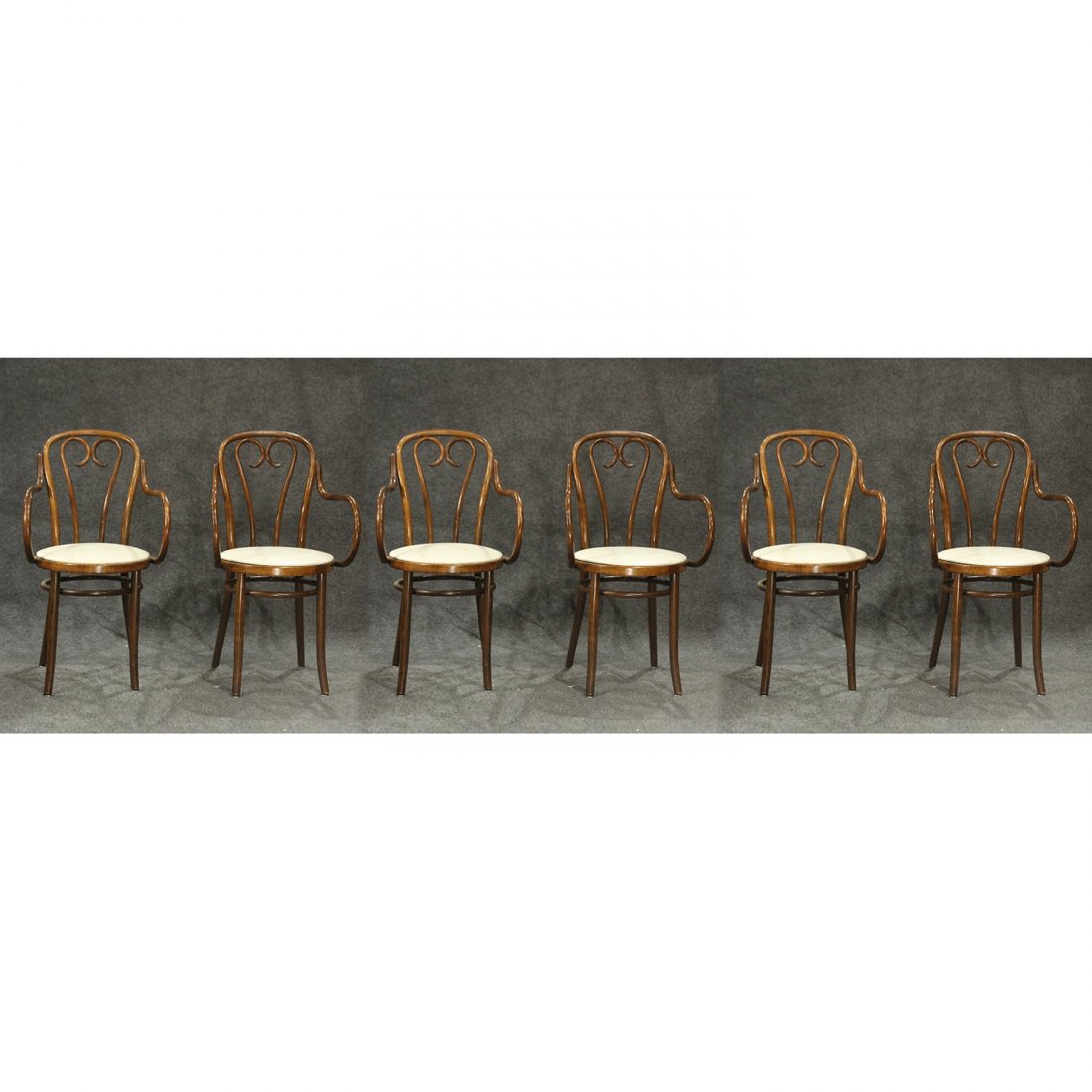 Six [6] Thonet Style Bentwood Arm Chairs (1 of 11)