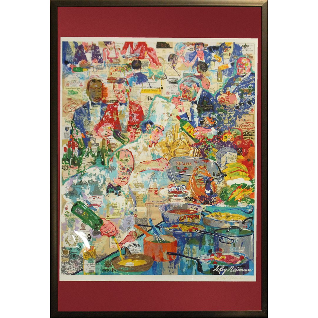 "International Cuisine" by LeRoy Neiman Poster Signed (1 of 5)