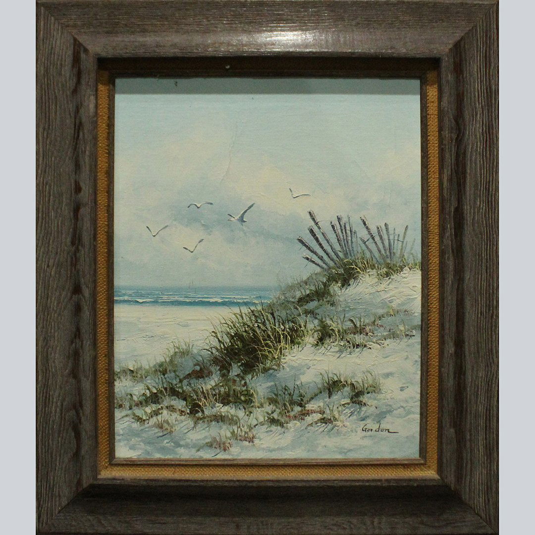Gordon, 20th C. South Jersey Coastal Sand Dune Oil/c (1 of 3)