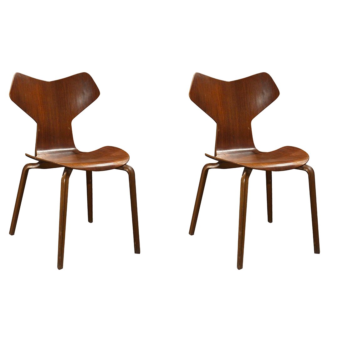 Two [2] Arne Jacobsen for Fritz Hansen Grand Prix Chair (1 of 13)