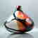 Mid-Century Modern Decorated Italian Art Glass Vase