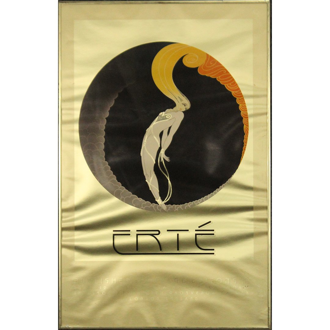 Erte Serigraph, Published by Mirage Ditons, Framed: Erte Serigraph, Published by Mirage Ditons, Framed. Size: 30 x 19, outside of frame