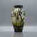Cameo Glass 3-Color Art Glass Vase Birds on Branches