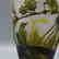 Cameo Glass 3-Color Art Glass Vase Birds on Branches - 5