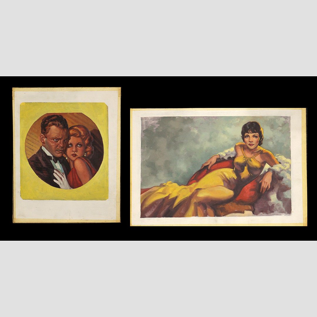 Garin Baker, Two [2] Original Illustration Artwork Oils (1 of 6)