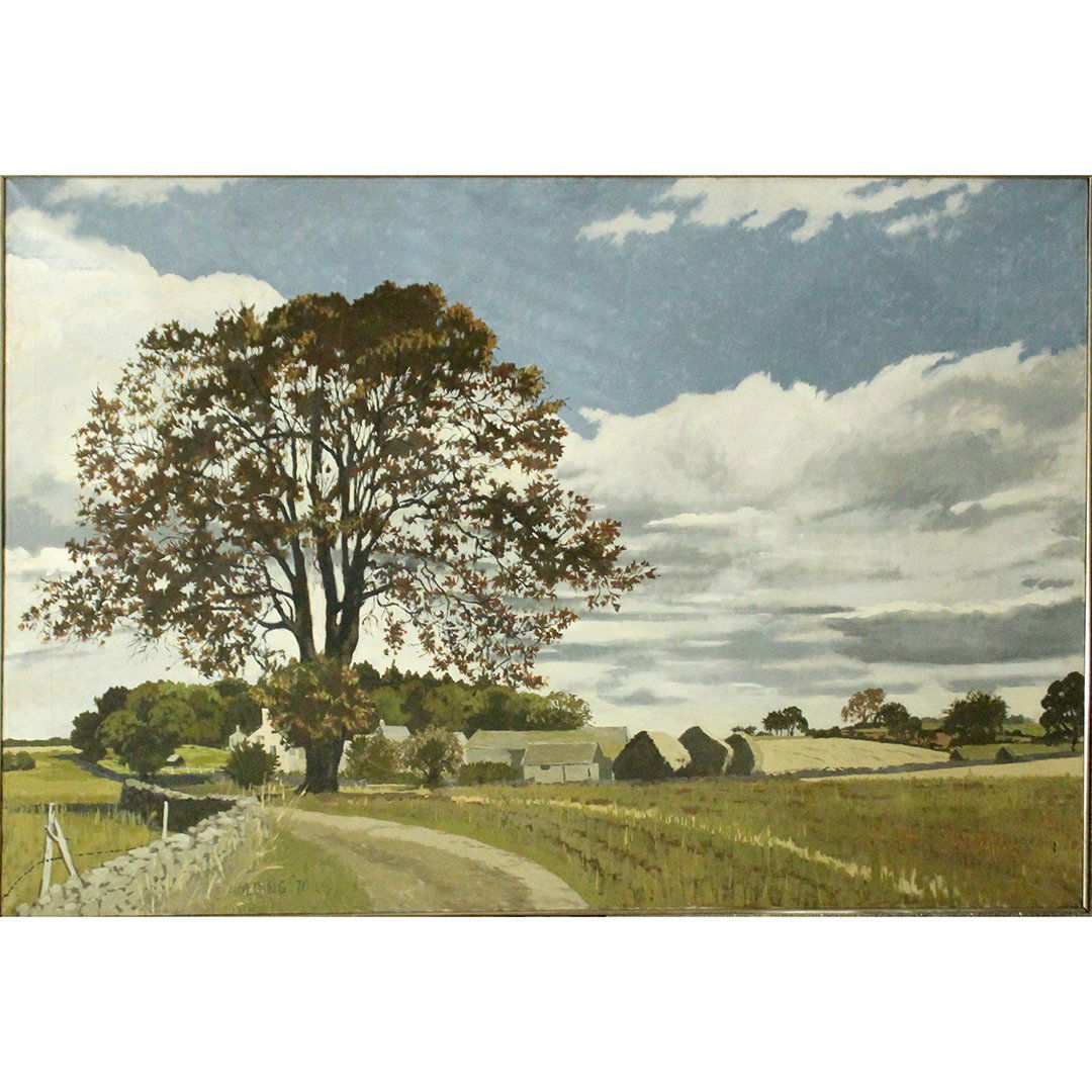 EILEEN HOLDING Listed American Artist Farm Landscape (1 of 7)