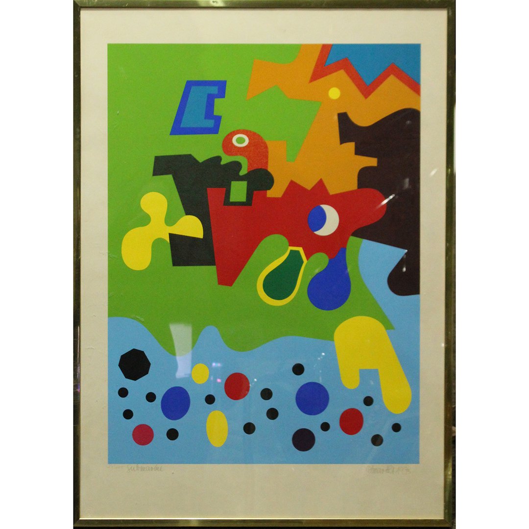 Otmar Alt (German, B. 1940) Submarine, Pencil Signed (1 of 5)