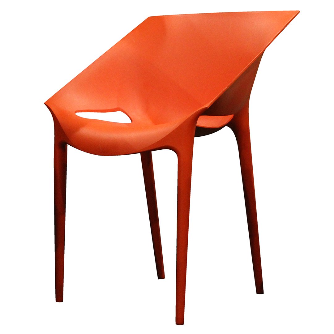 Dr Yes Kartel Italian Mod Orange Arck Chair (1 of 4)