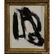 Franz Kline attributed Mid Century Modern Abstract Oil