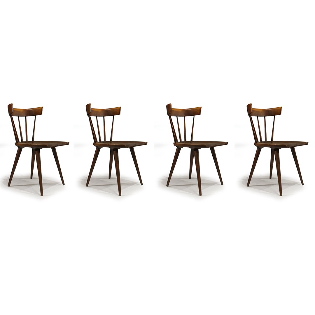Four [4] Paul McCobb Spindle Side Chairs Planner Group (1 of 6)