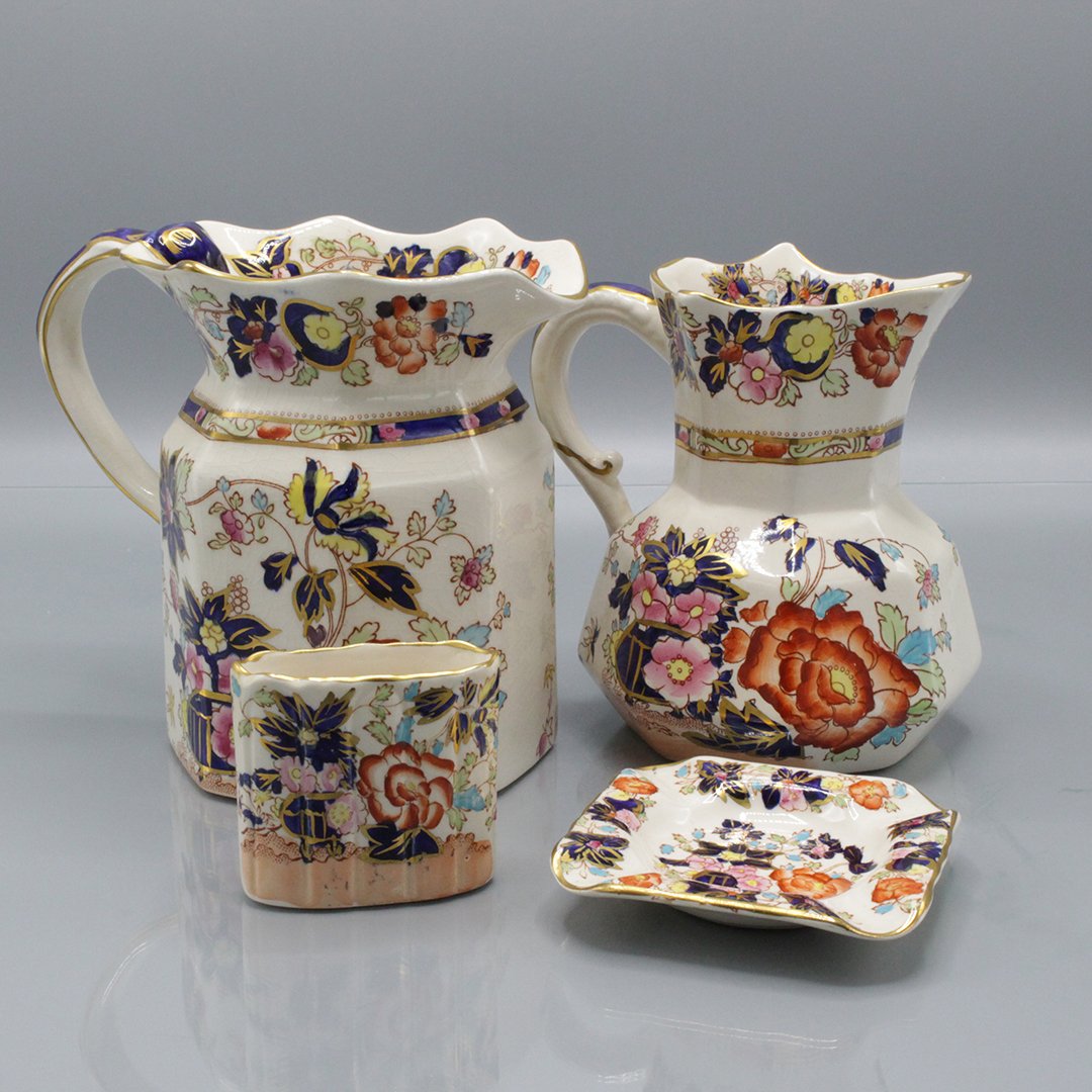 Four [4] Mason's Ironstone England. Mandarin Pattern (1 of 16)